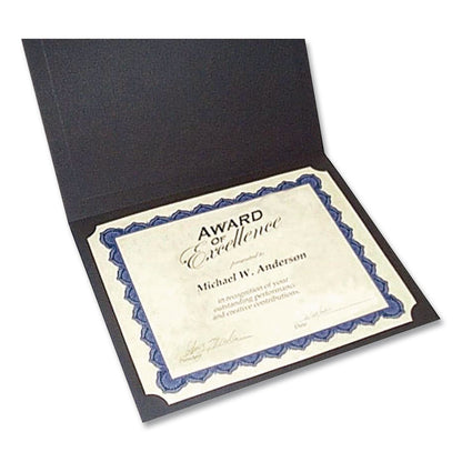 Gartner Studios® Certificate Holders 9.5 x 12, Black/Gold, 6/Pack (GTE35003)