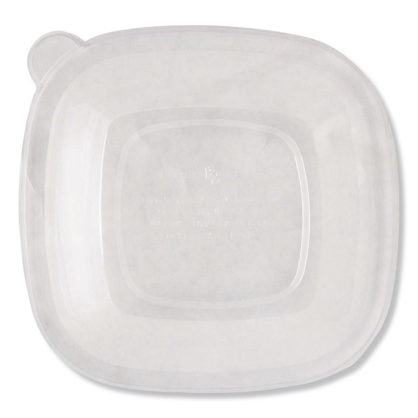 World Centric® PLA Lids for Fiber Bowls, 8.8 x 8.8, Clear, 200/Carton (WORBQLCS24)