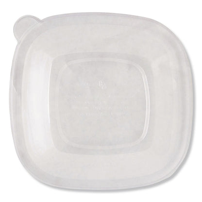World Centric® PLA Lids for Fiber Bowls, 8.8 x 8.8, Clear, 200/Carton (WORBQLCS24)