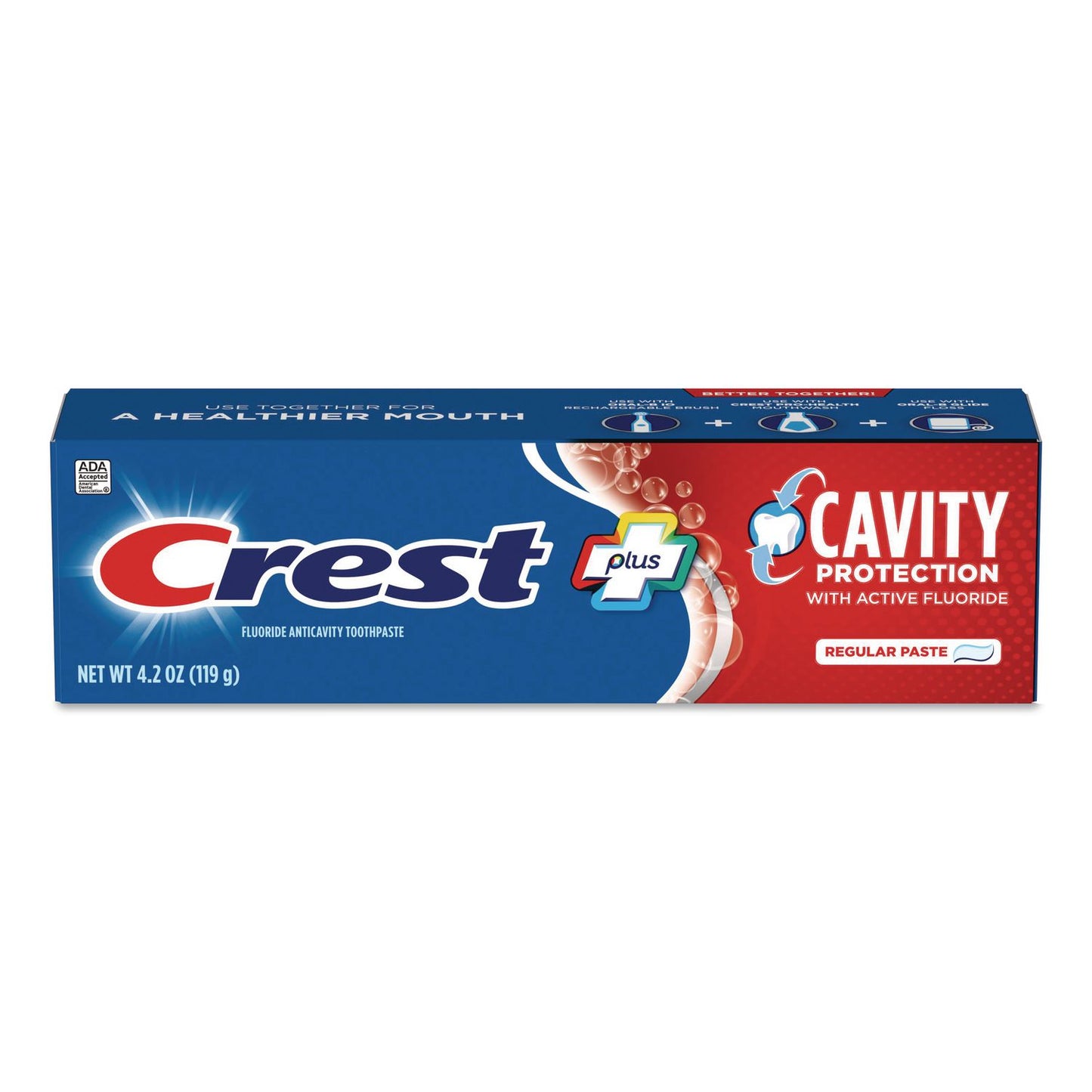 Crest® Cavity Protection Toothpaste, Regular, 4.2 oz, Tube, 24/Carton (PGC51311)