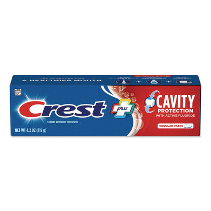 Crest® Cavity Protection Toothpaste, Regular, 4.2 oz, Tube, 24/Carton (PGC51311)