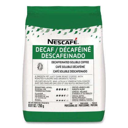 Nescafé® Bulk Decaf Ground Coffee, Arabica, 8.81 oz Bag, 4/Carton (NES72091CT)