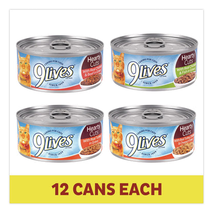 9 Lives® Gravy Classics Wet Cat Food Variety Pack, Assorted Flavors, 5.5 oz Can, 48/Carton (GRR22002667)