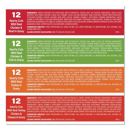 9 Lives® Gravy Classics Wet Cat Food Variety Pack, Assorted Flavors, 5.5 oz Can, 48/Carton (GRR22002667)