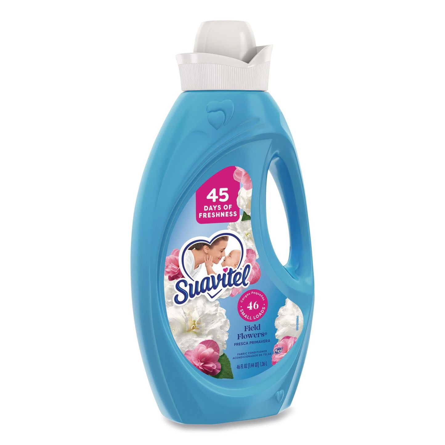 Suavitel® Fabric Softener, Floral Scent, 46 oz Bottle, 6/Carton (CPC61034387CT)