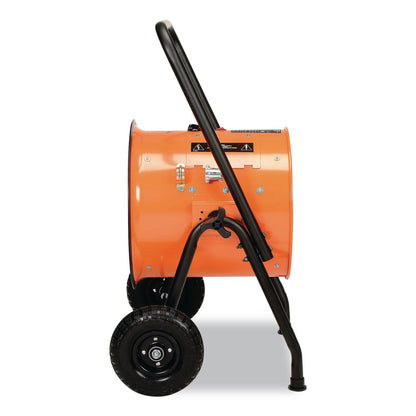 Global Industrial® Portable Salamander Heater with Adjustable Thermostat, 30,000 W, 22 x 28 x 38.5, Orange (GBE653674)