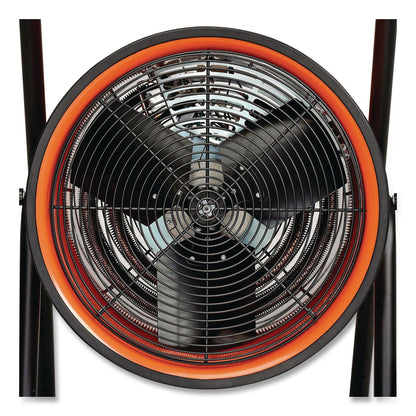 Global Industrial® Portable Salamander Heater with Adjustable Thermostat, 30,000 W, 22 x 28 x 38.5, Orange (GBE653674)