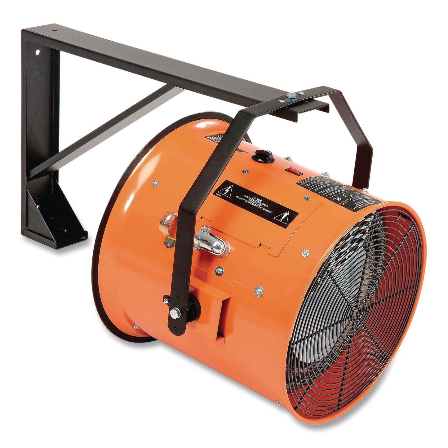 Global Industrial® Electric Salamander Heater with Adjustable Thermostat, 15,000 W, 208 V, 23.03 x 34, Orange (GBE653566)