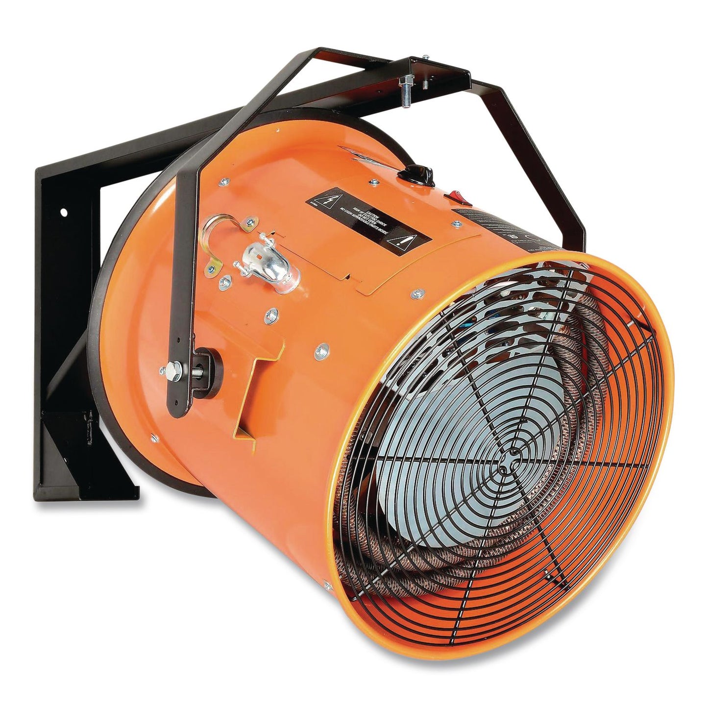 Global Industrial® Electric Salamander Heater with Adjustable Thermostat, 15,000 W, 208 V, 23.03 x 34, Orange (GBE653566)
