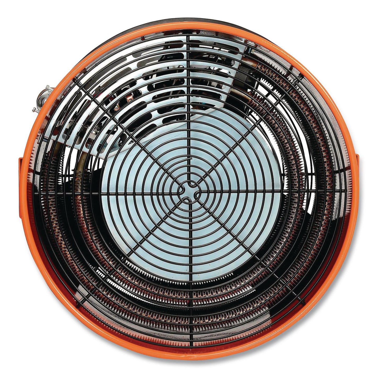 Global Industrial® Electric Salamander Heater with Adjustable Thermostat, 15,000 W, 240 V, 23.03 x 34, Orange (GBE653568)