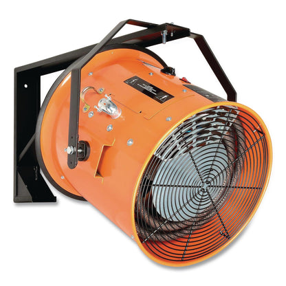 Global Industrial® Electric Salamander Heater with Adjustable Thermostat, 15,000 W, 23.03 x 20 x 24.68, Orange (GBE653569)
