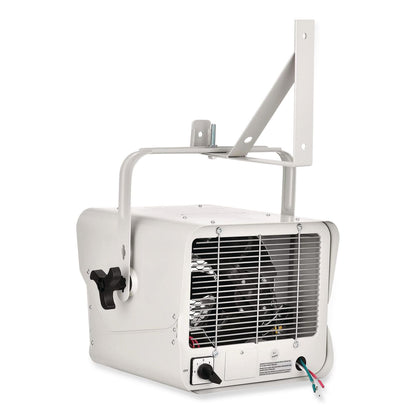 Global Industrial® Unit Heater, Horizontal Downflow, Multi-Watt, 5,000 W, 18.31 x 14.75 x 17.5, Gray (GBE653577)
