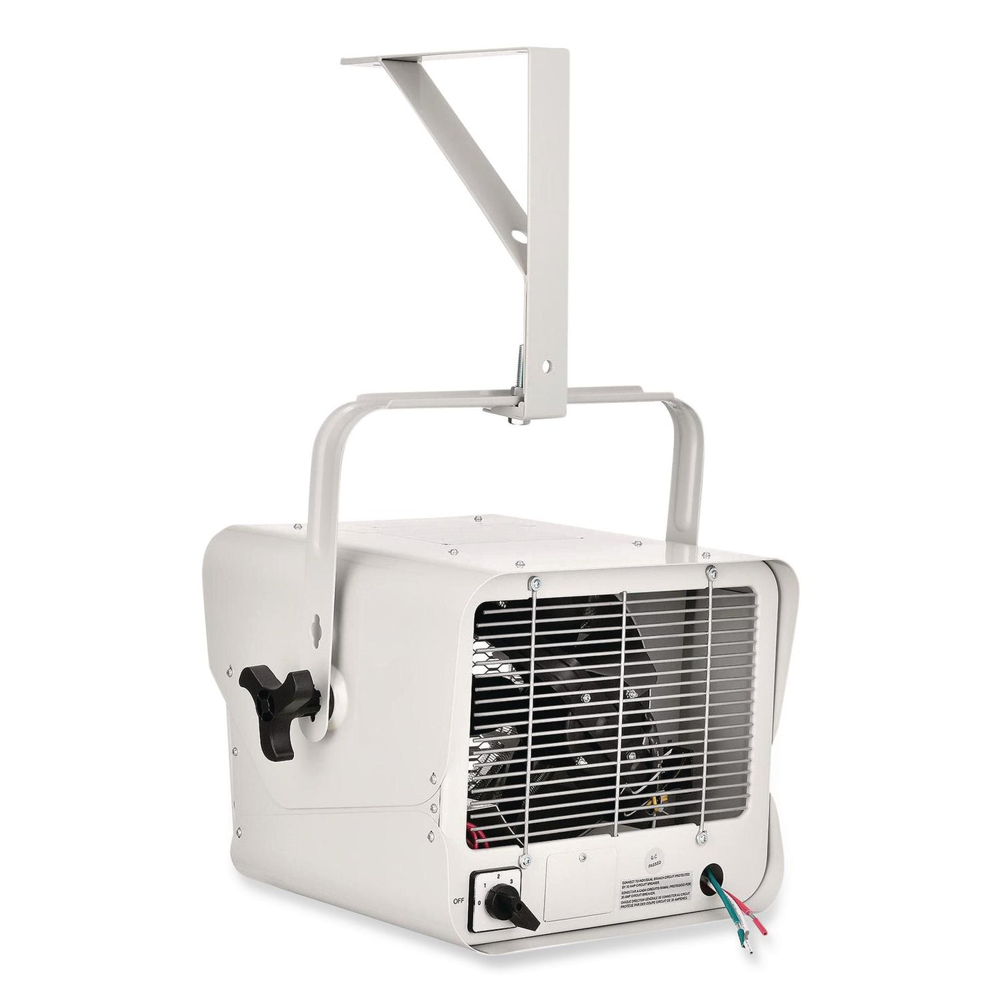Global Industrial® Unit Heater, Horizontal Downflow, Multi-Watt, 5,000 W, 18.31 x 14.75 x 17.5, Gray (GBE653577)