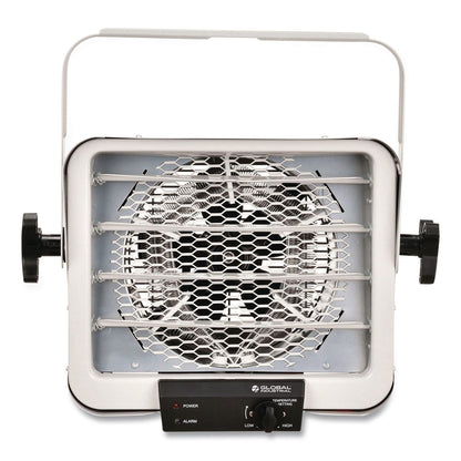 Global Industrial® Unit Heater, Horizontal Downflow, Multi-Watt, 5,000 W, 18.31 x 14.75 x 17.5, Gray (GBE653577)