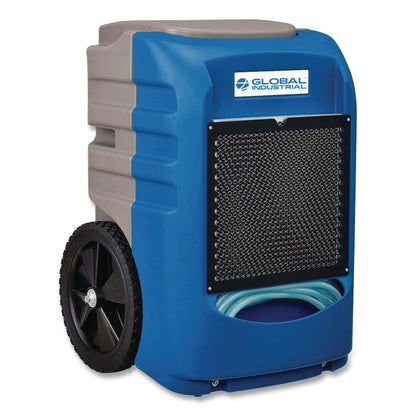 Global Industrial® Low Grain Refrigerant Dehumidifier with Pump, 75 pt Tank Capacity, 18 x 20 x 20, Blue (GBE653660)