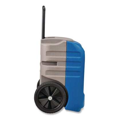 Global Industrial® Low Grain Refrigerant Dehumidifier with Pump, 75 pt Tank Capacity, 18 x 20 x 20, Blue (GBE653660)