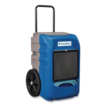 Global Industrial® Low Grain Refrigerant Dehumidifier with Pump, 75 pt Tank Capacity, 18 x 20 x 20, Blue (GBE653660)