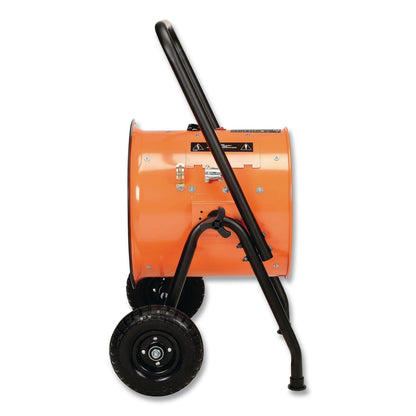 Global Industrial® Portable Salamander Heater with Adjustable Thermostat, 15,000 W, 240 V, 21.59 x 28 x 38.5, Orange (GBE653671)