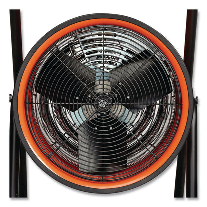 Global Industrial® Portable Salamander Heater with Adjustable Thermostat, 15,000 W, 240 V, 21.59 x 28 x 38.5, Orange (GBE653671)