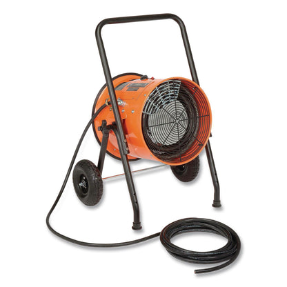 Global Industrial® Portable Salamander Heater with Adjustable Thermostat, 15,000 W, 480 V, 21.59 x 28 x 38.5, Orange (GBE653672)