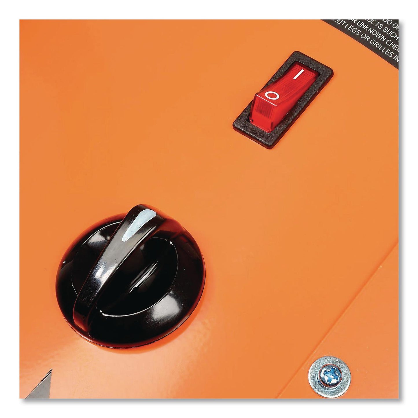 Global Industrial® Portable Salamander Heater with Adjustable Thermostat, 15,000 W, 480 V, 21.59 x 28 x 38.5, Orange (GBE653672)