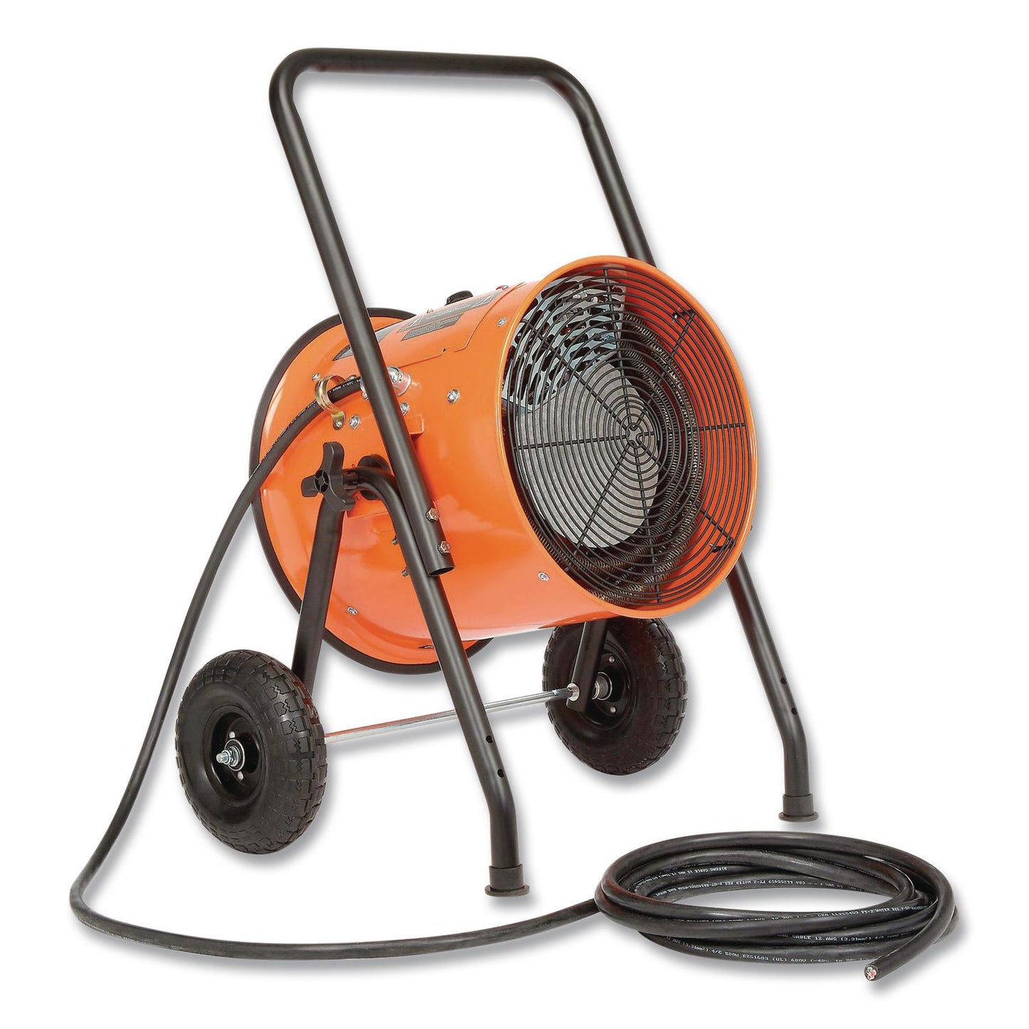 Global Industrial® Portable Salamander Heater with Adjustable Thermostat, 15,000 W, 480 V, 21.59 x 28 x 38.5, Orange (GBE653672)