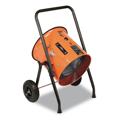 Global Industrial® Portable Salamander Heater with Adjustable Thermostat, 15,000 W, 21.59 x 28 x 38.5, Orange (GBE653673)