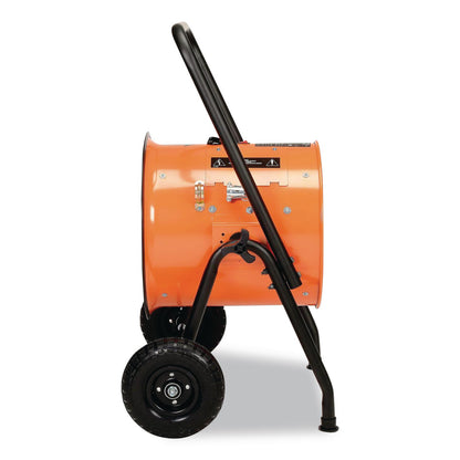 Global Industrial® Portable Salamander Heater with Adjustable Thermostat, 15,000 W, 21.59 x 28 x 38.5, Orange (GBE653673)