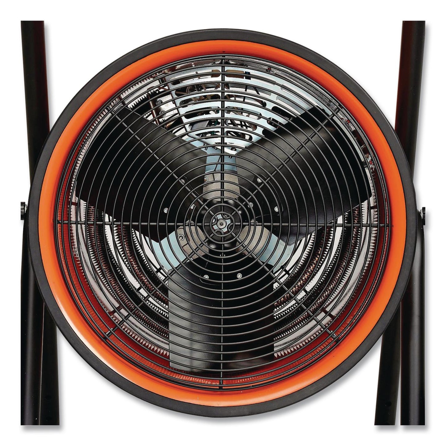 Global Industrial® Portable Salamander Heater with Adjustable Thermostat, 15,000 W, 21.59 x 28 x 38.5, Orange (GBE653673)