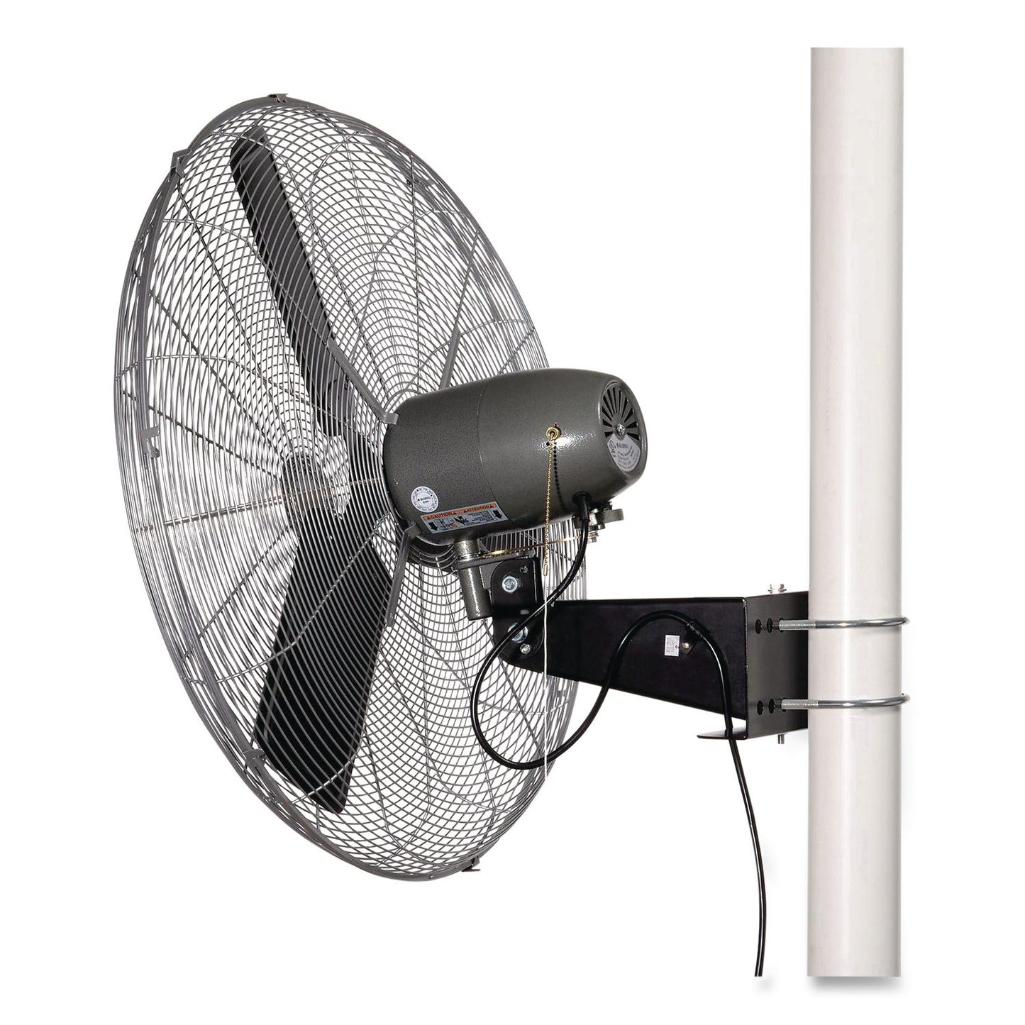 Global Industrial® Oscillating Fan, Pole or Column Mount, 30", 6,780 CFM, 1/3 hp (GBE293156)