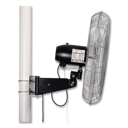 Global Industrial® Deluxe Oscillating Fan, Pole or Column Mount, 24", 4,660 CFM, 1/2 hp (GBE293157)