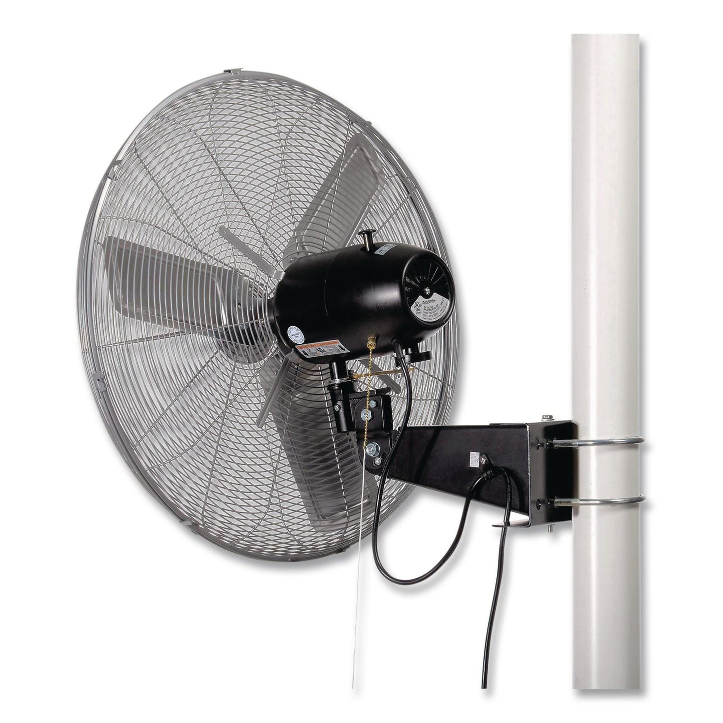 Global Industrial® Deluxe Oscillating Fan, Pole or Column Mount, 24", 4,660 CFM, 1/2 hp (GBE293157)