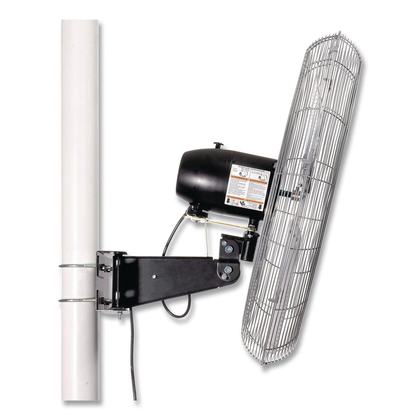 Global Industrial® Deluxe Oscillating Fan, Pole or Column Mount, 30", 7,300 CFM, 1/2 hp (GBE293158)