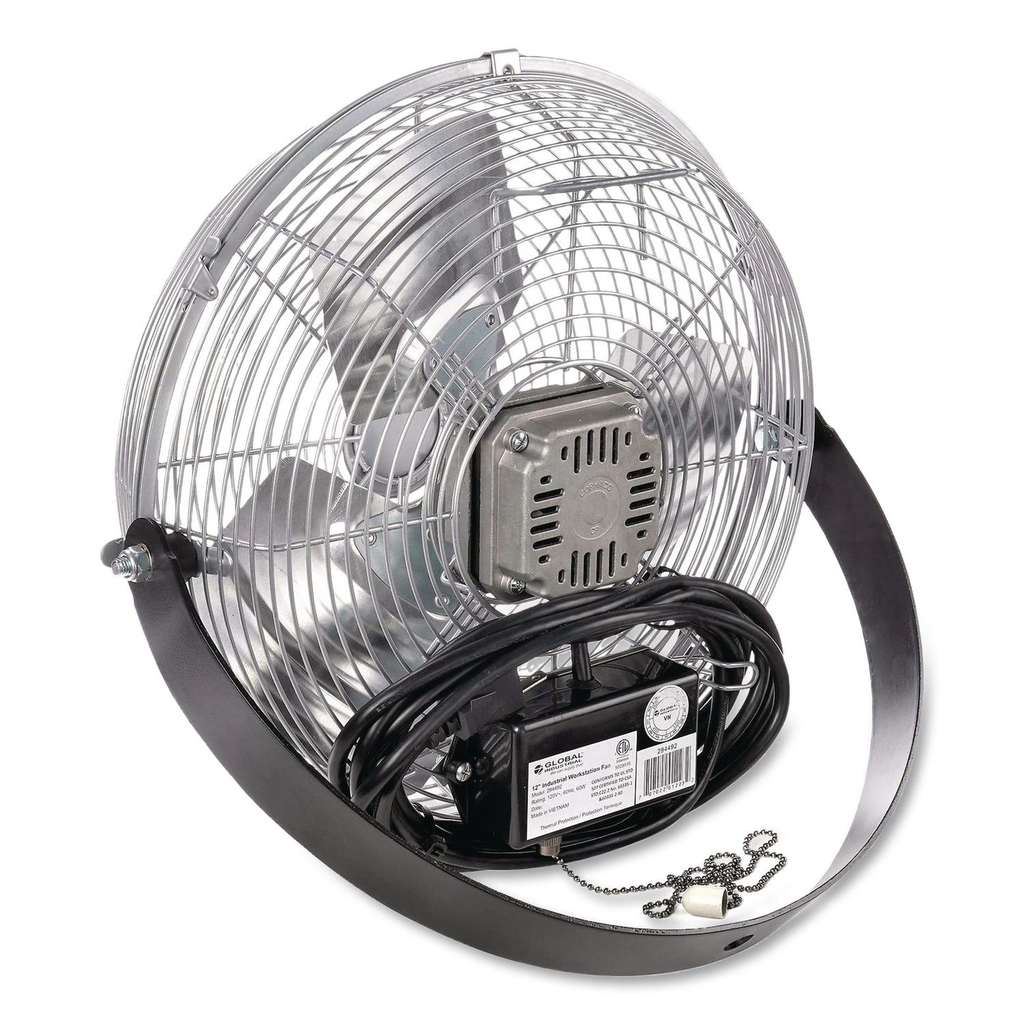 Global Industrial® 12" Industrial Workstation Fan, 1,855 CFM, 15 hp (GBE294492)
