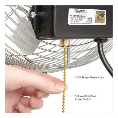 Global Industrial® 18" Industrial Workstation Fan, 4,600 CFM, 1/3 hp (GBE294493)