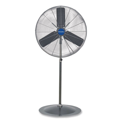 Global Industrial® Oscillating Pedestal Fan, 30", 3 Speeds, Gray (GBE585280)