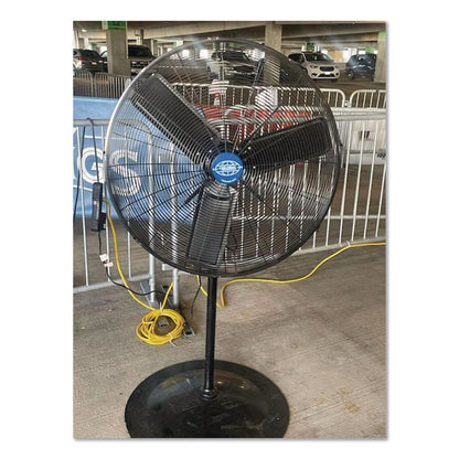 Global Industrial® Oscillating Pedestal Fan, 30", 3 Speeds, Gray (GBE585280)