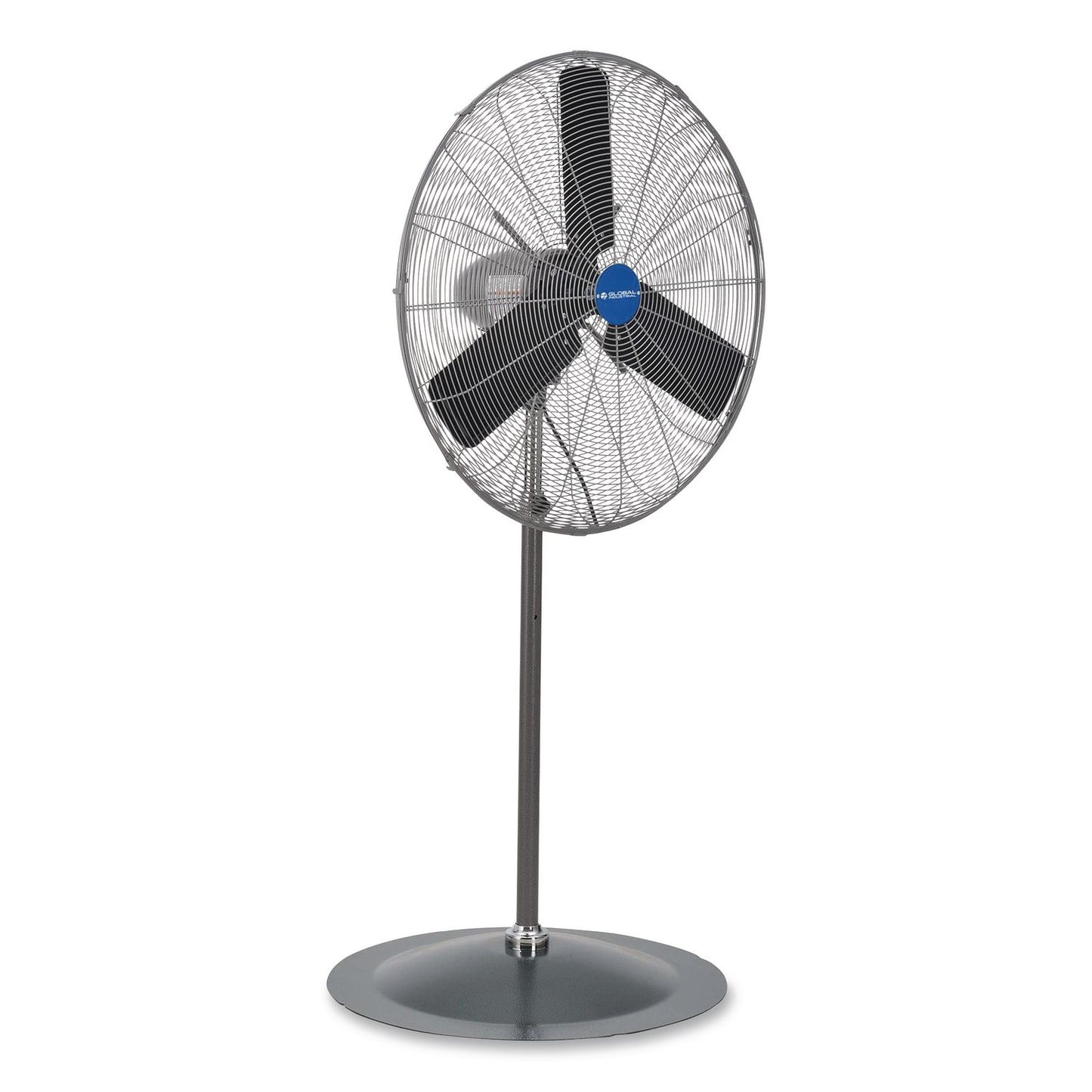 Global Industrial® Oscillating Pedestal Fan, 30", 3 Speeds, Gray (GBE585280)