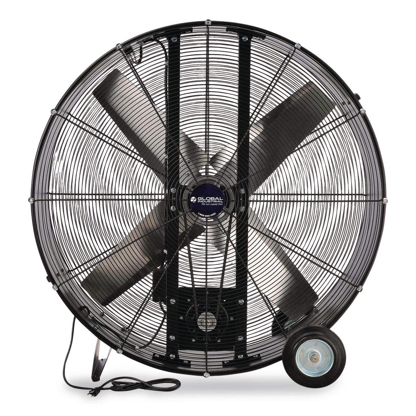 Global Industrial® Portable Drum Blower Fan, 42", 2 Speeds, Black (GBE600554)
