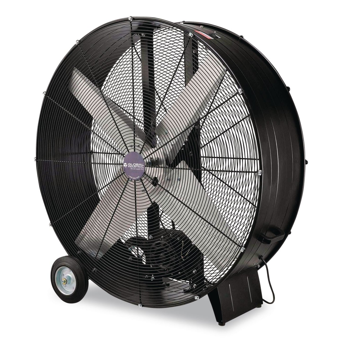 Global Industrial® Portable Drum Blower Fan, 42", 2 Speeds, Black (GBE600554)
