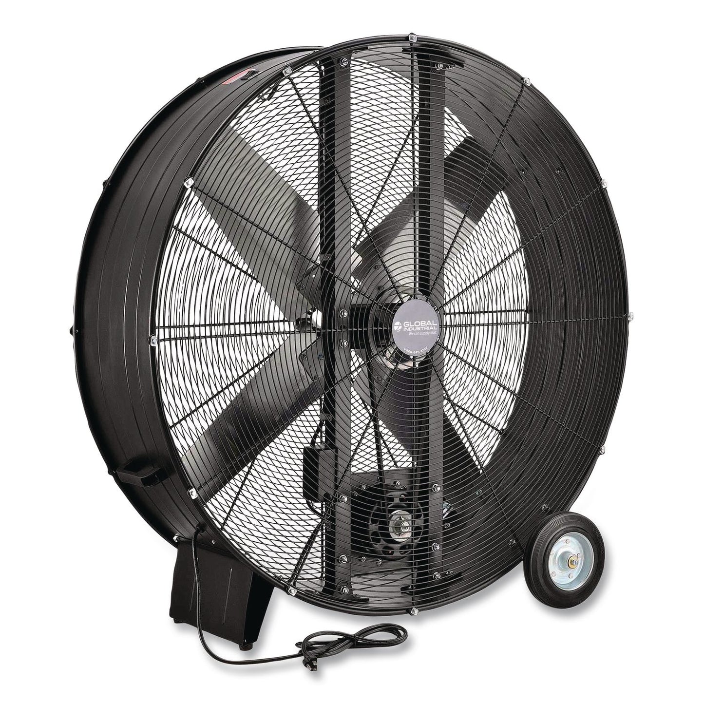 Global Industrial® Portable Drum Blower Fan, 42", 2 Speeds, Black (GBE600554)