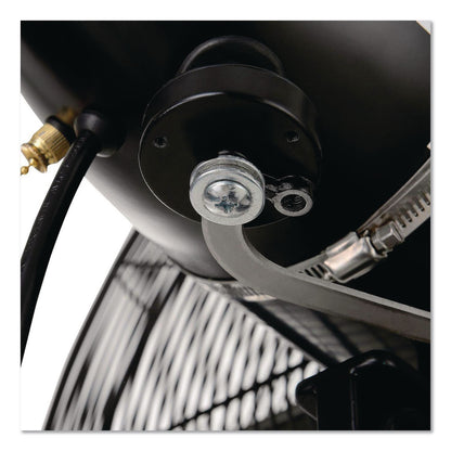 Global Industrial® 2 Speed Oscillating Outdoor Rated Wall Mount Fan, 30", Black (GBE292451)