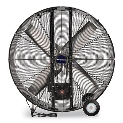 Global Industrial® 48" Portable Drum Blower Fan, 2 Speeds, Black (GBE600555)