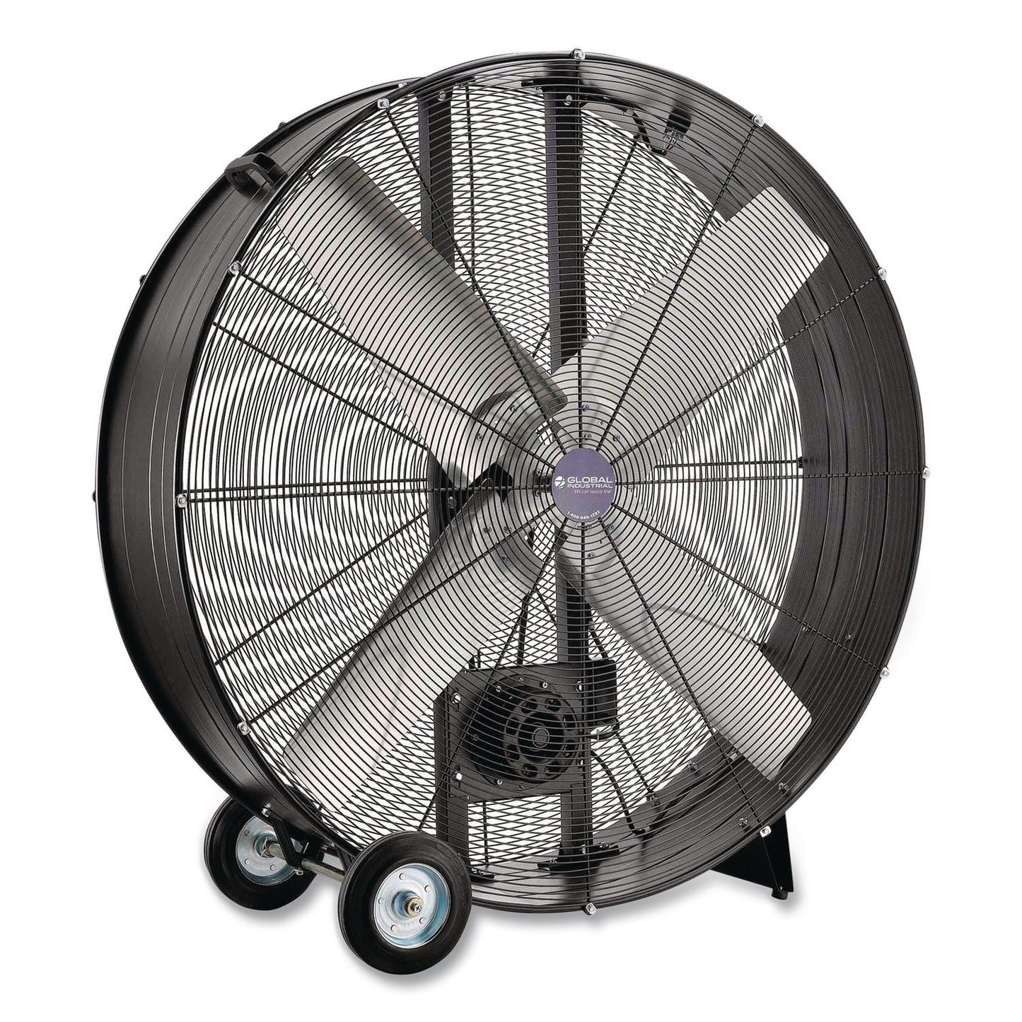 Global Industrial® 48" Portable Drum Blower Fan, 2 Speeds, Black (GBE600555)
