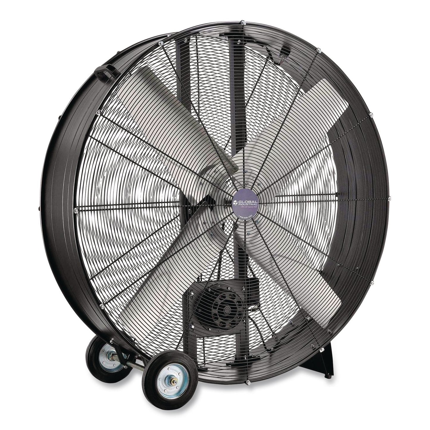 Global Industrial® 48" Portable Drum Blower Fan, 2 Speeds, Black (GBE600555)
