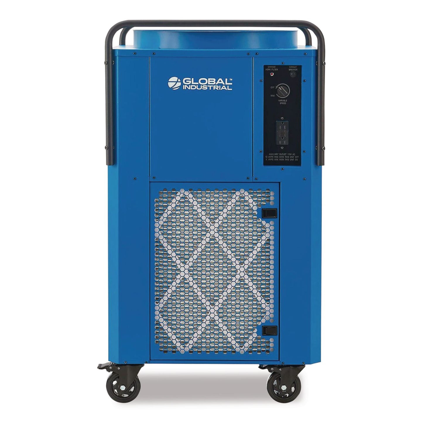 Global Industrial® Commercial Air Scrubber and Negative Air Machine with HEPA Filter. Variable Speed, 3,300 CFM, 115 V (GBE604153)