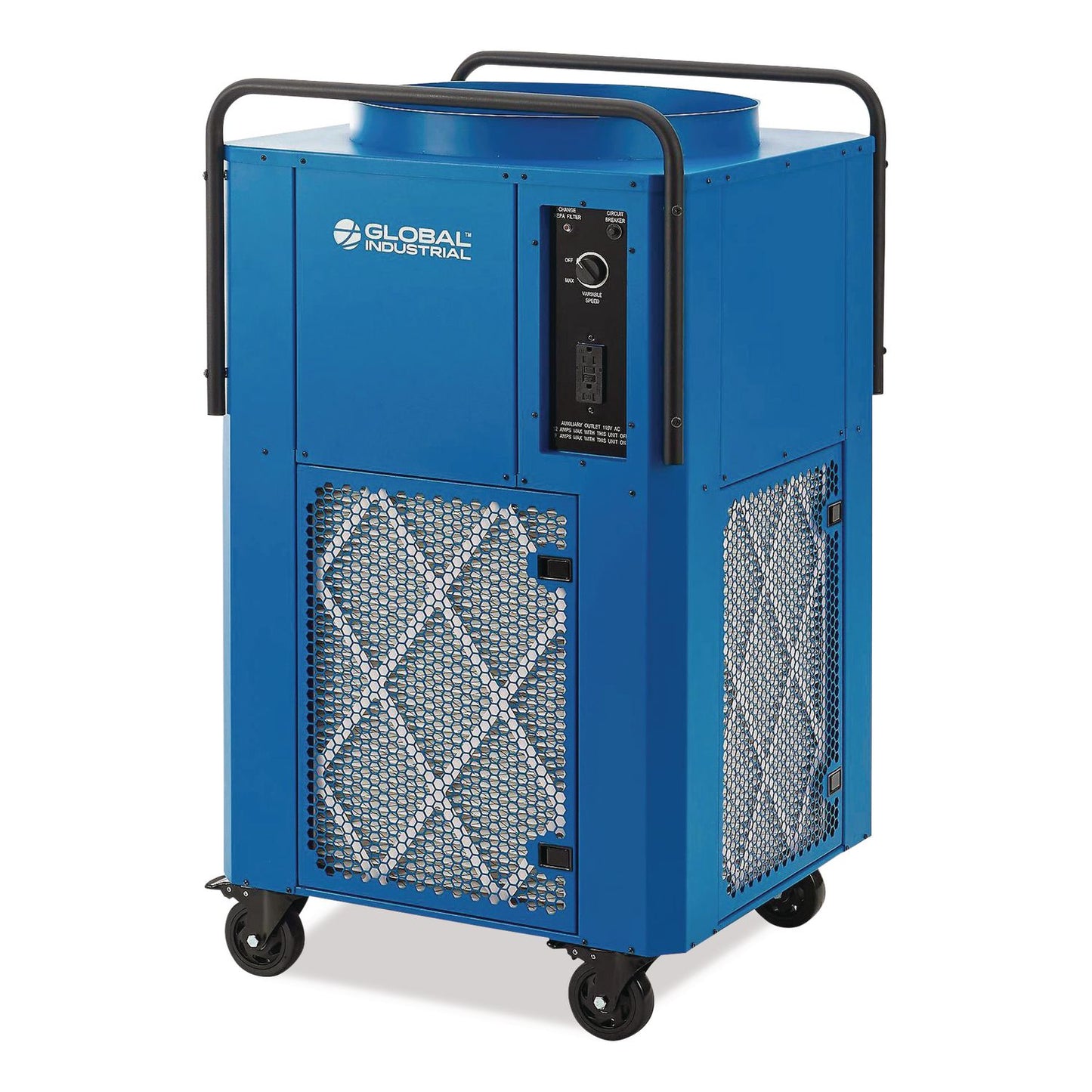 Global Industrial® Commercial Air Scrubber and Negative Air Machine with HEPA Filter. Variable Speed, 3,300 CFM, 115 V (GBE604153)