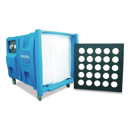 Global Industrial® Commercial Air Scrubber and Negative Air Machine with HEPA Filter, 2 Speed, 1,000/2,000 CFM, 115 V (GBE604216)