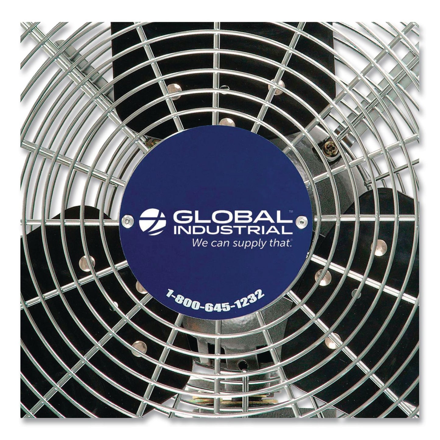 Global Industrial® Oscillating Wall Mount Fan, 24", 3 Speeds, Black (GBE607050)