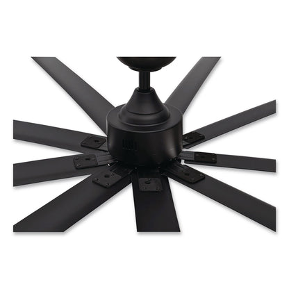 Global Industrial® Industrial Ceiling Fan, 72", 6 Speeds, 9,400 CFM, Black (GBE293047)
